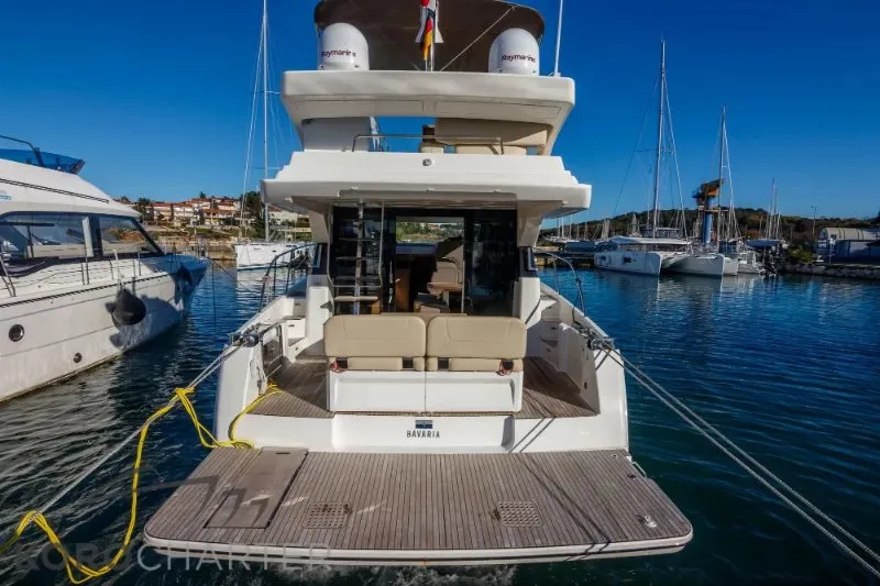 Alexander, a Bavaria Virtess 420 Fly motor yacht at Punat, Croatia