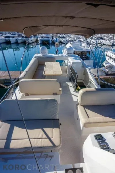 Alexander, a Bavaria Virtess 420 Fly motor yacht at Punat, Croatia