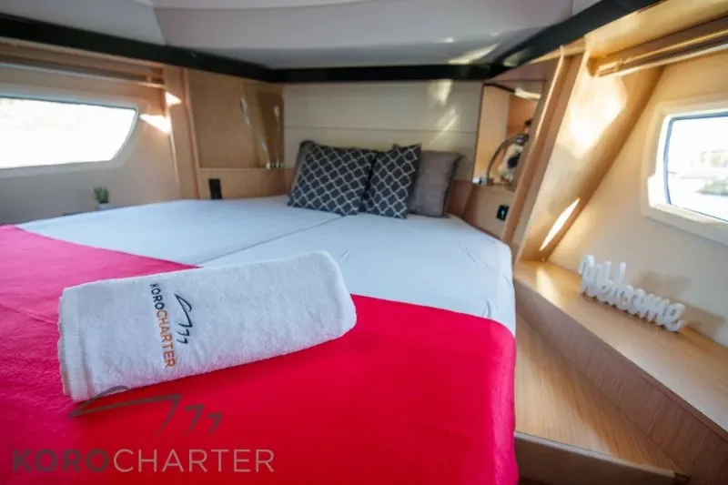 Alexander, a Bavaria Virtess 420 Fly motor yacht at Punat, Croatia