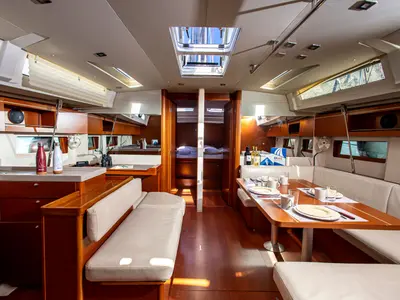 Cabin on Brando, a Beneteau Oceanis 51.1 sailboat at Municipal Unit of Lefkada, Greece
