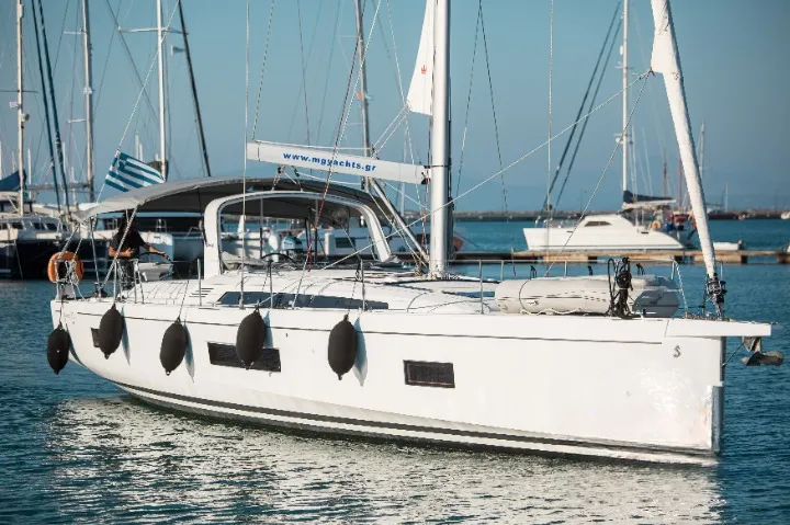 Brando, a Beneteau Oceanis 51.1 sailboat at Municipal Unit of Lefkada, Greece