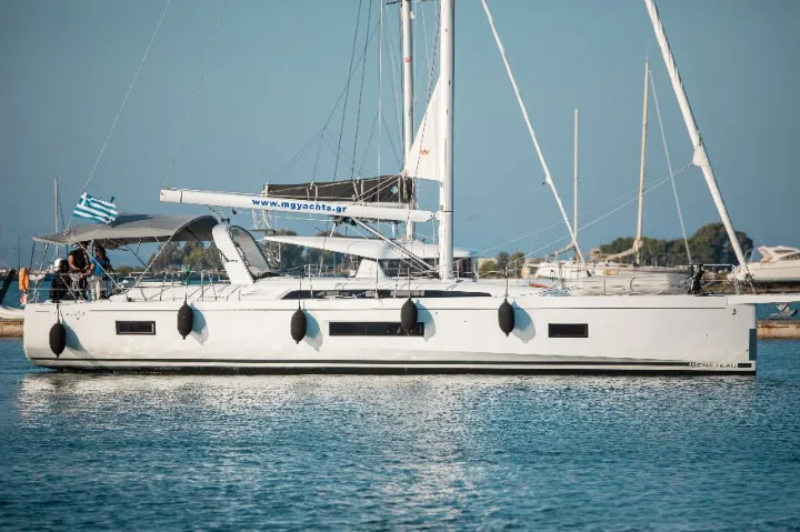 Brando, a Beneteau Oceanis 51.1 sailboat at Municipal Unit of Lefkada, Greece