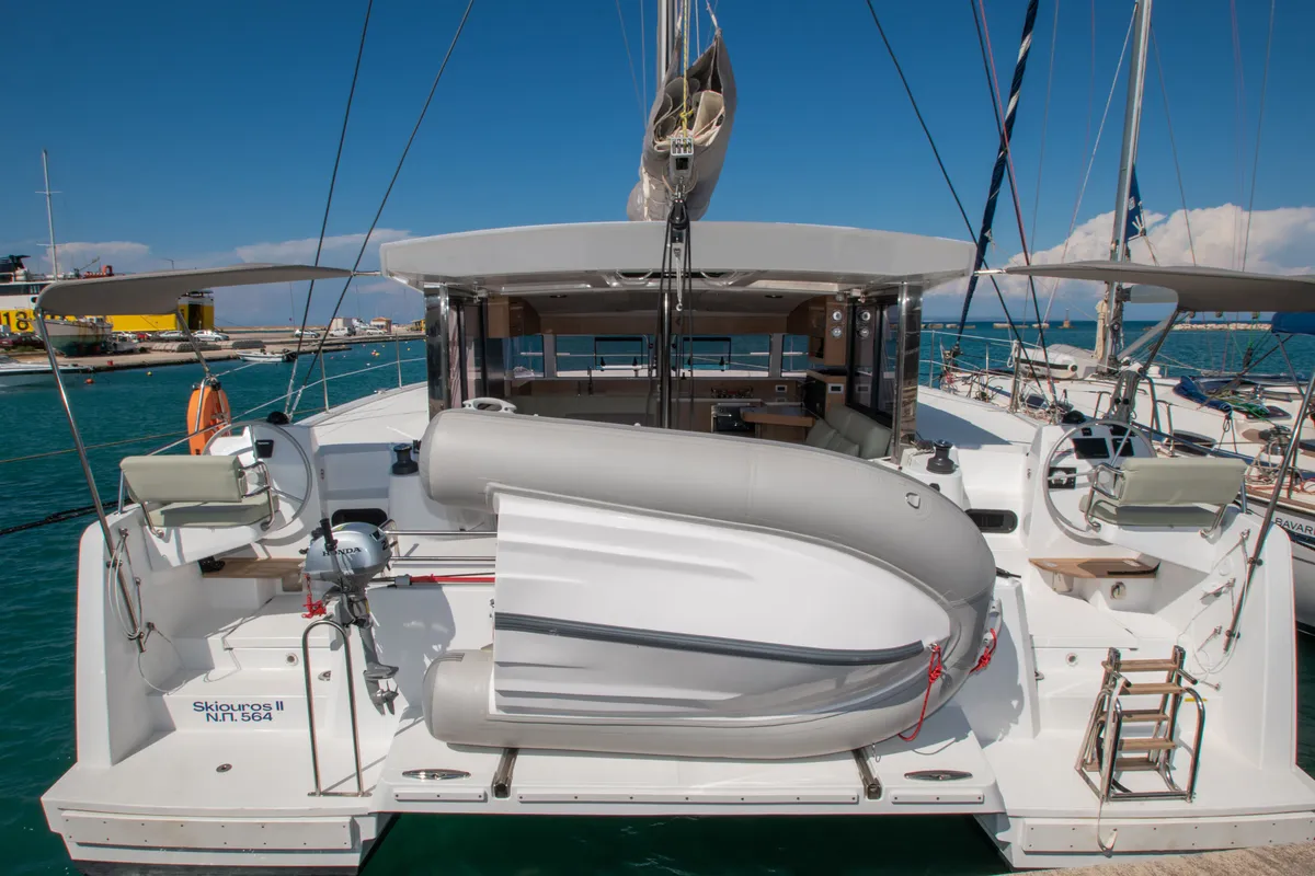 Skiouros II, a Bali Catspace catamaran at Municipal Unit of Ellomenos, Greece