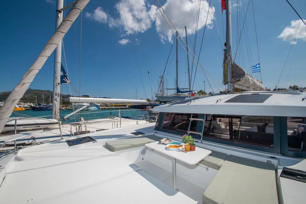 Skiouros II, a Bali Catspace catamaran at Municipal Unit of Ellomenos, Greece
