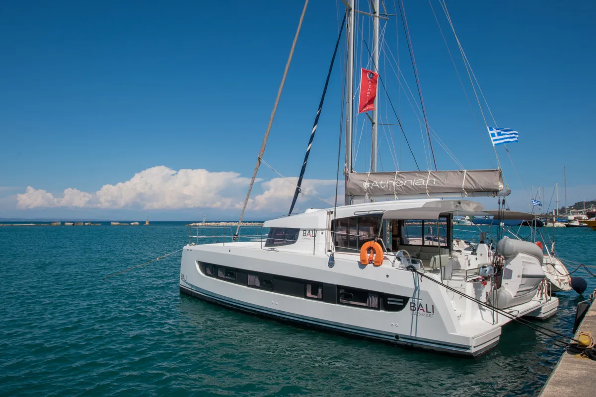 Skiouros II, a Bali Catspace catamaran at Municipal Unit of Ellomenos, Greece