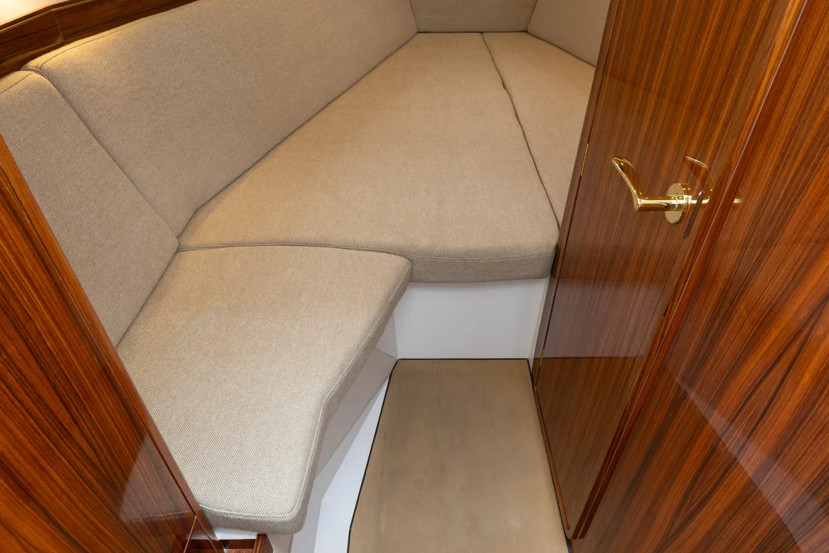 Cabin on XPOWER 33, a X-Yachts X Power 33C motorboat at Split, Croatia