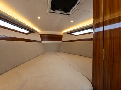 Cabin on XPOWER 33, a X-Yachts X Power 33C motorboat at Split, Croatia