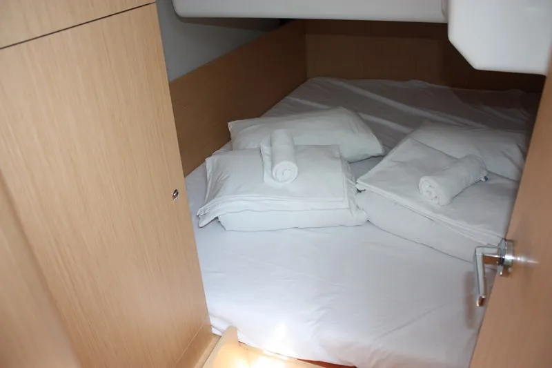 Cabin on Maya Bay 2, a Beneteau Oceanis 35.1 sailboat at Split, Croatia