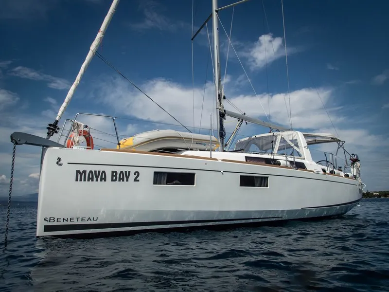 Exterior view of Maya Bay 2, a Beneteau Oceanis 35.1 sailboat at Split, Croatia