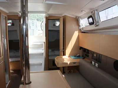 Salon of Maya Bay 2, a Beneteau Oceanis 35.1 sailboat at Split, Croatia