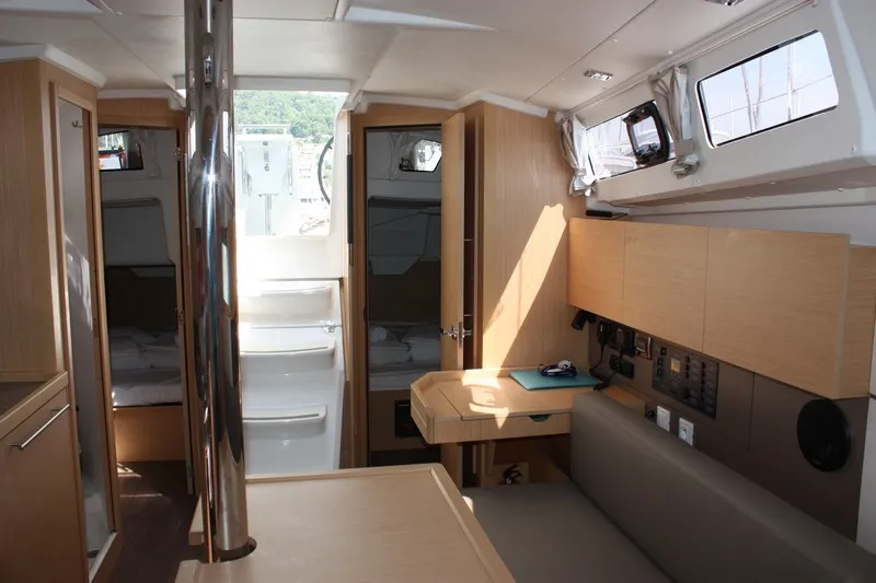 Salon of Maya Bay 2, a Beneteau Oceanis 35.1 sailboat at Split, Croatia