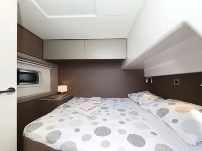 Cabin on Acrux, a Bali 4.6 catamaran at Grad Biograd na Moru, Croatia