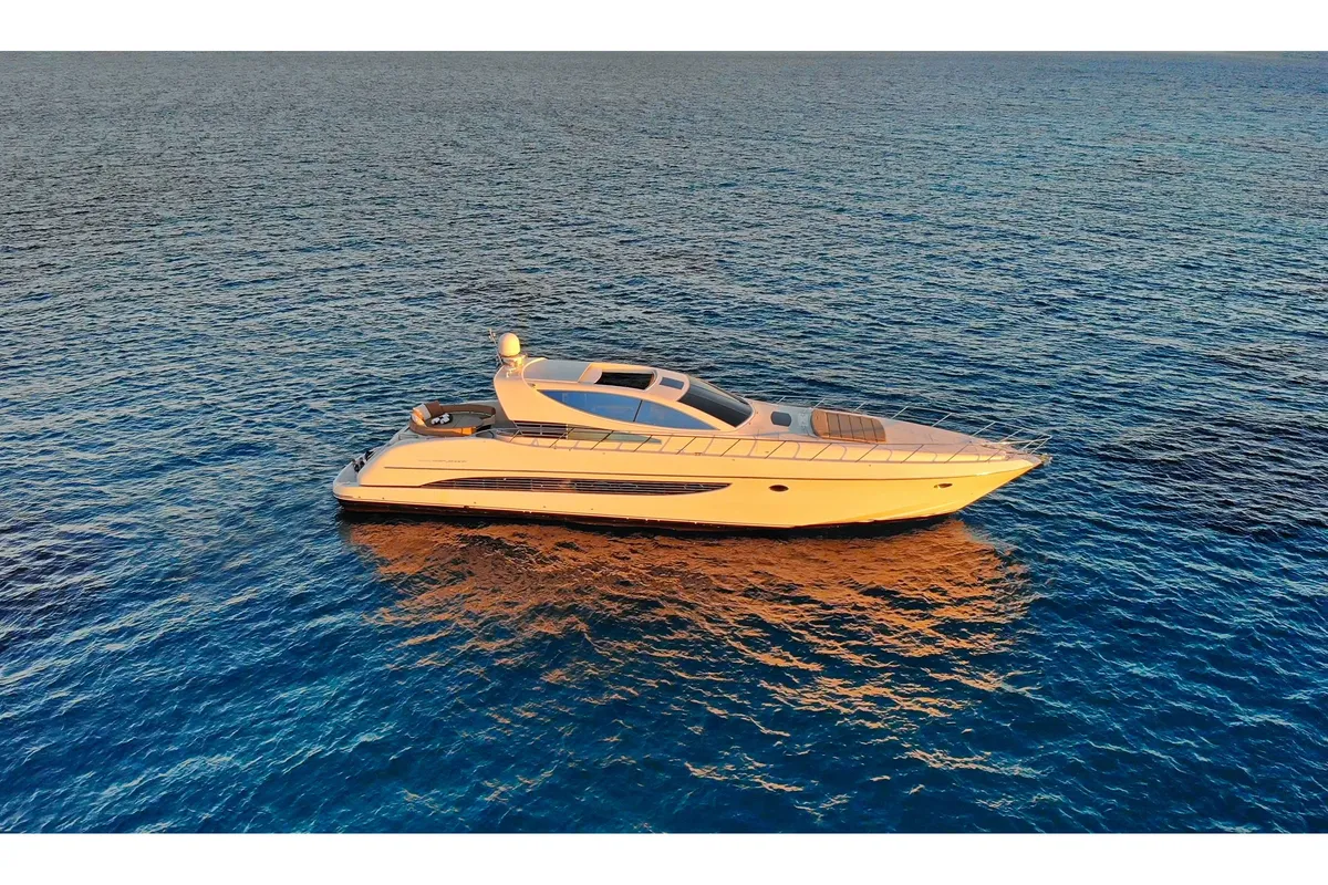 Sea U, a Riva Splendida 72 HT motor yacht at Athens, Greece