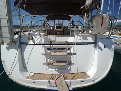 Deck of Summerdream, a Jeanneau 57 sailboat at Marmaris, Turkey