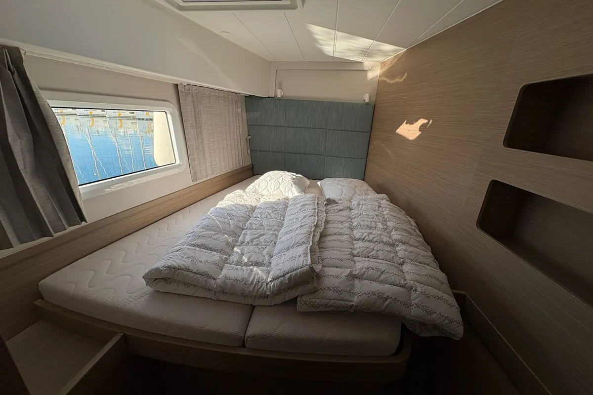 Cabin on Free Spirit, a Lagoon 42 catamaran at Općina Sukošan, Croatia