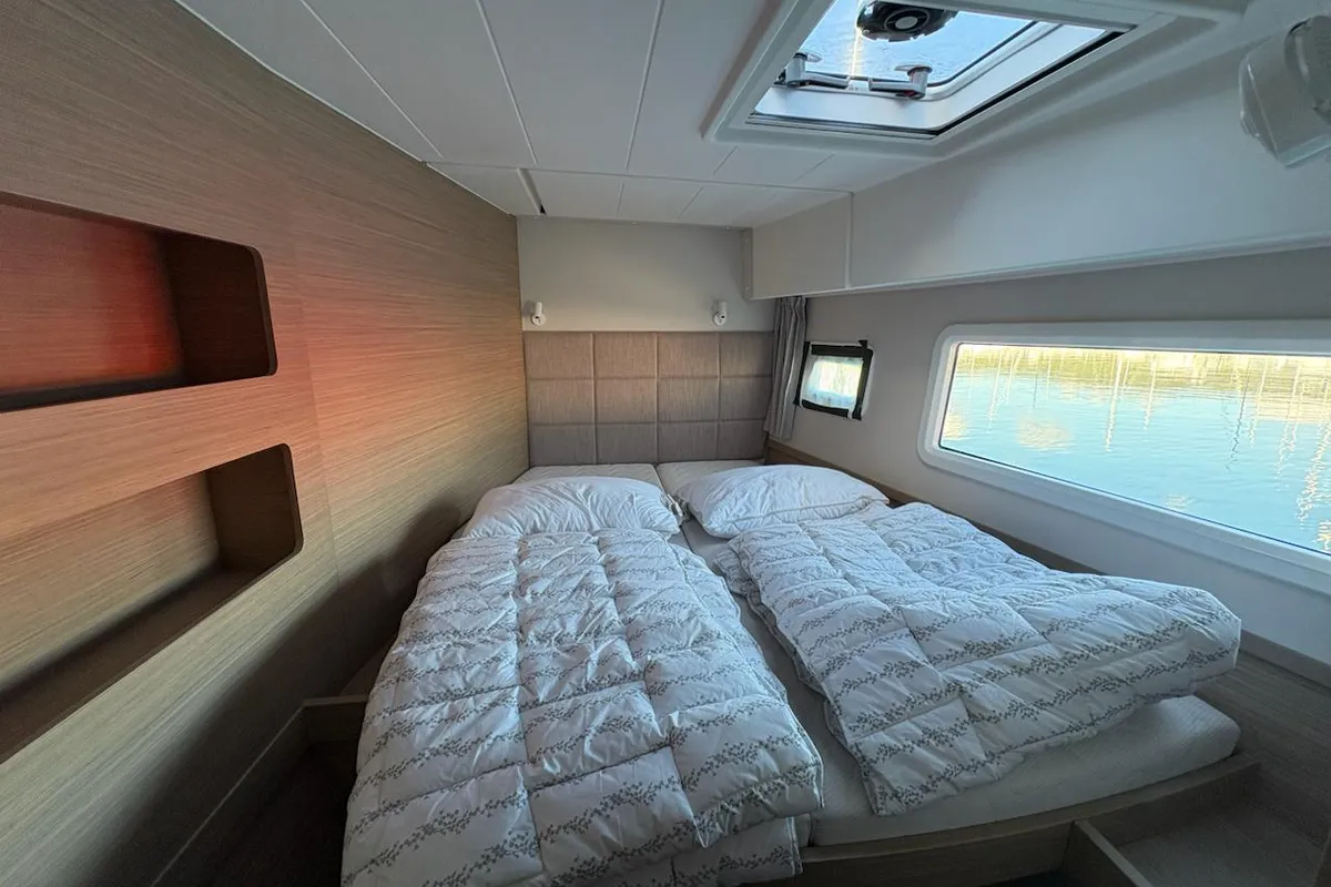 Cabin on Free Spirit, a Lagoon 42 catamaran at Općina Sukošan, Croatia