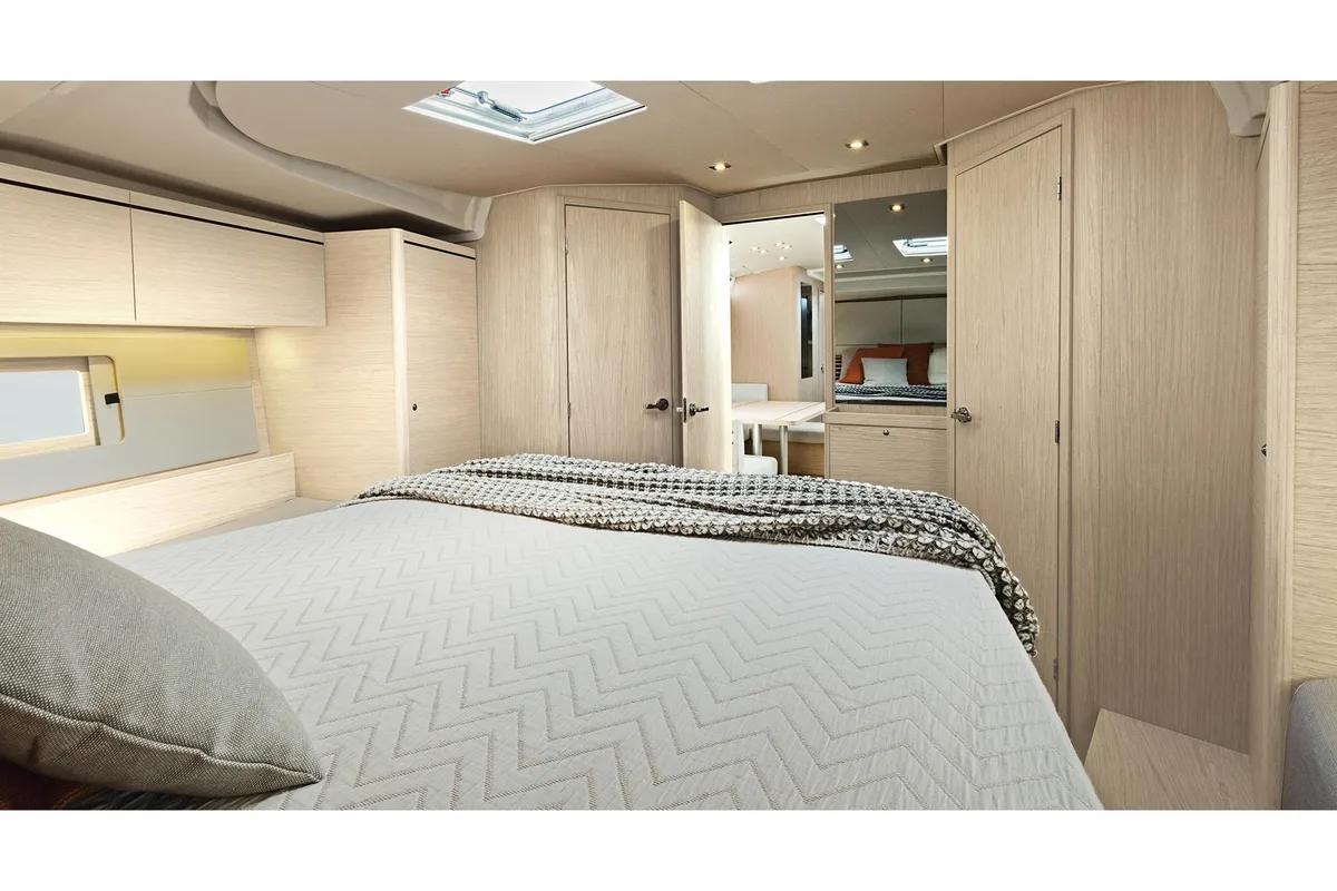 Cabin on Demilia Star, a Beneteau Oceanis 51.1 sailboat at Athens, Greece