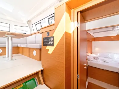 Salon of One Kiss, a Excess 11 catamaran at Municipal Unit of Lefkada, Greece