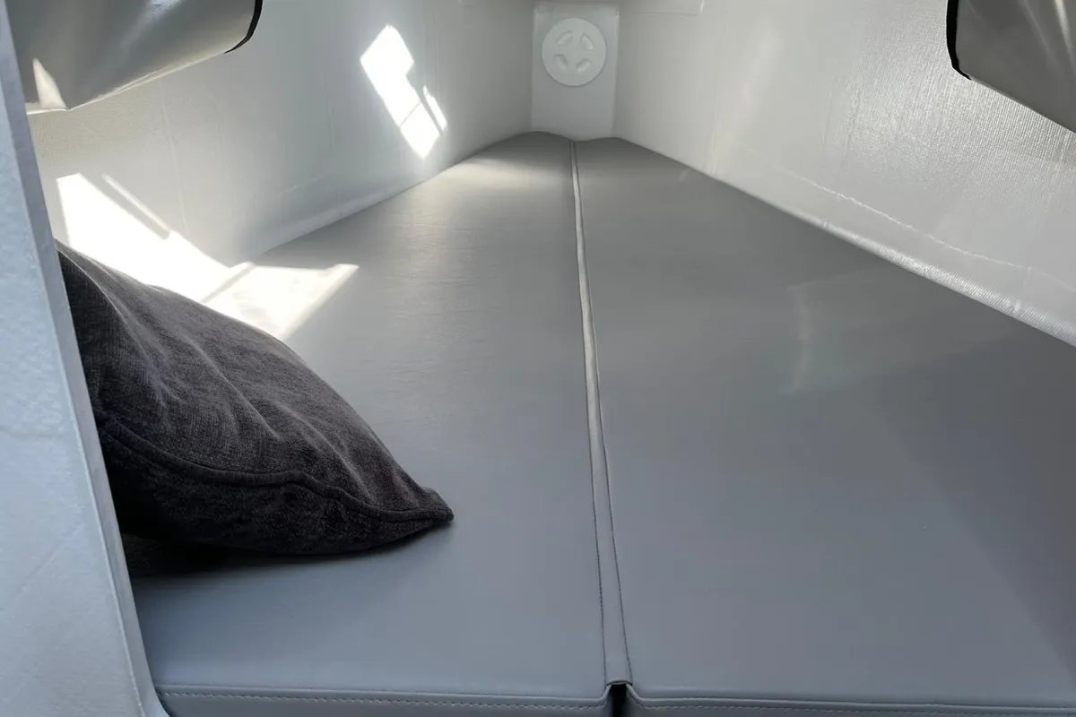 Cabin on Šuferina, a Beneteau First 27 sailboat at Split, Croatia