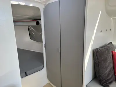 Cabin on Šuferina, a Beneteau First 27 sailboat at Split, Croatia