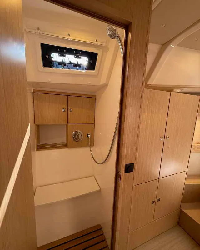 Head on Elea, a Bavaria Cruiser 46 Style sailboat at Fethiye, Turkey