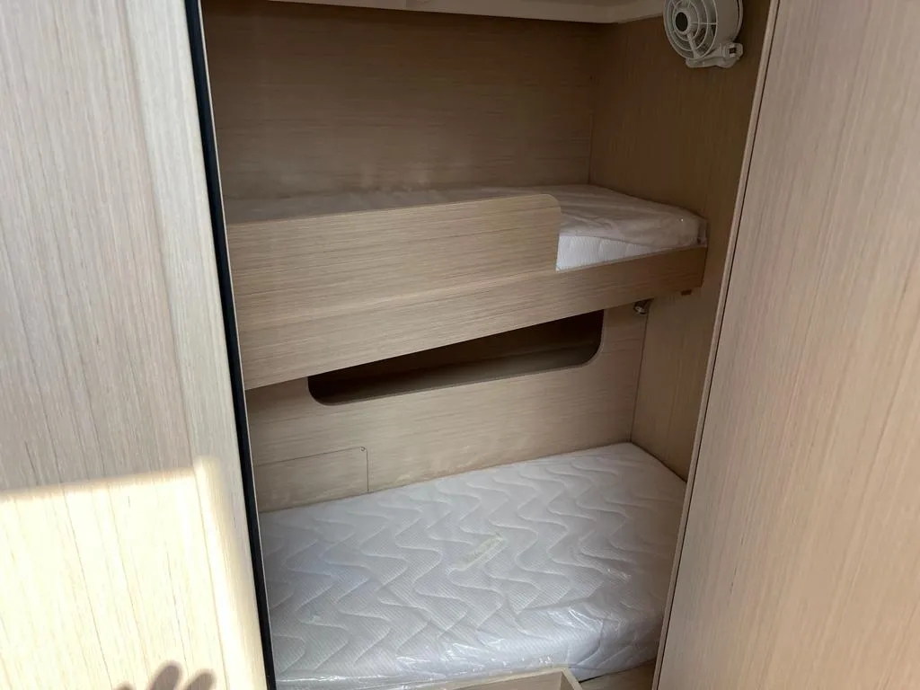 Cabin on Libery, a Beneteau Oceanis 51.1 sailboat at Capo d'Orlando, Italy