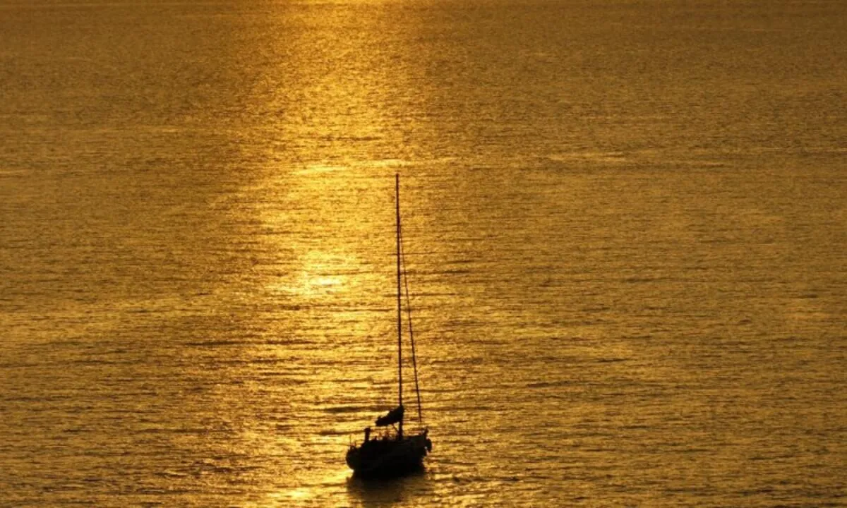 Exterior view of Edisa, a Beneteau First 45 F5 sailboat at Rhodes, Greece