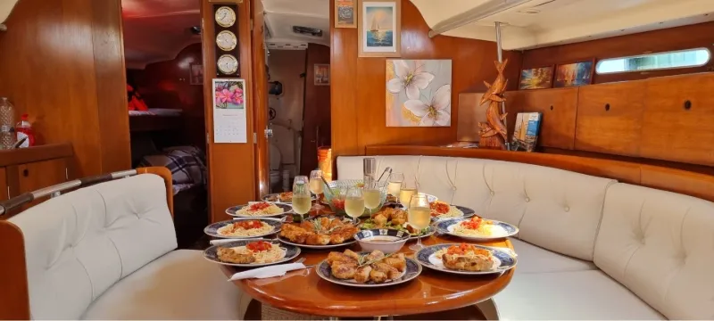 Edisa, a Beneteau First 45 F5 sailboat at Rhodes, Greece