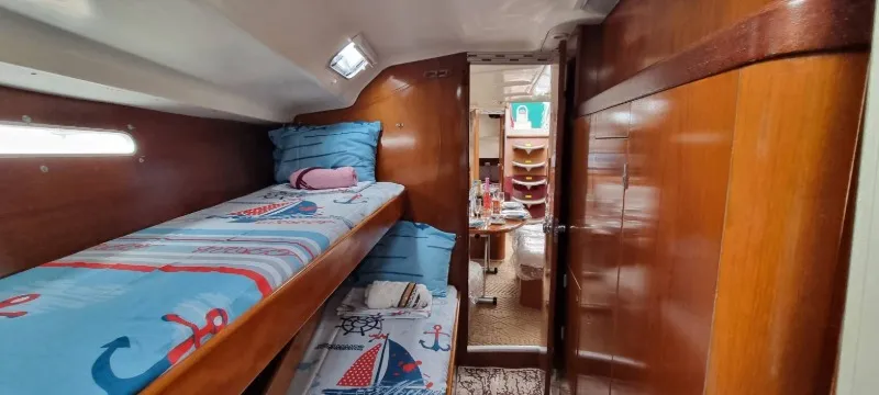 Edisa, a Beneteau First 45 F5 sailboat at Rhodes, Greece
