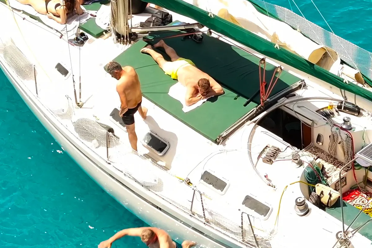 Edisa, a Beneteau First 45 F5 sailboat at Rhodes, Greece
