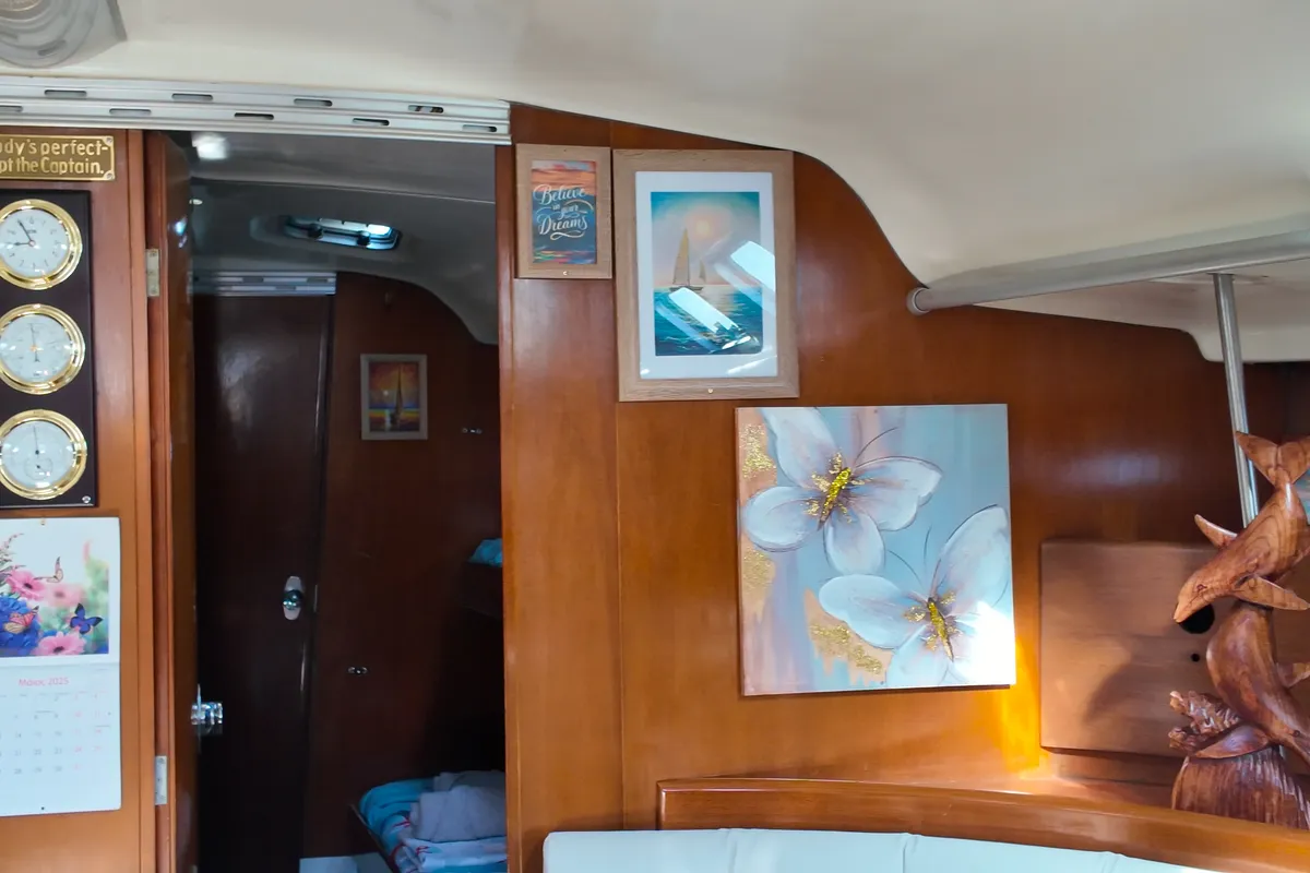 Edisa, a Beneteau First 45 F5 sailboat at Rhodes, Greece