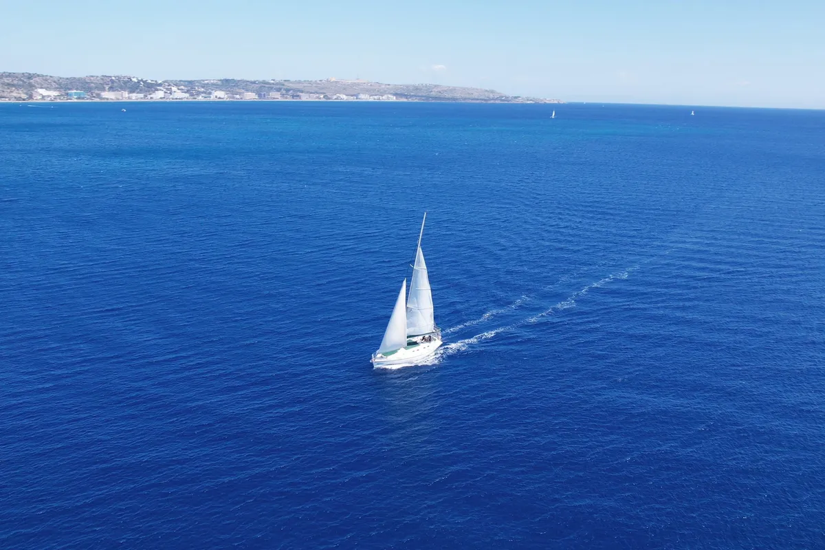 Edisa, a Beneteau First 45 F5 sailboat at Rhodes, Greece