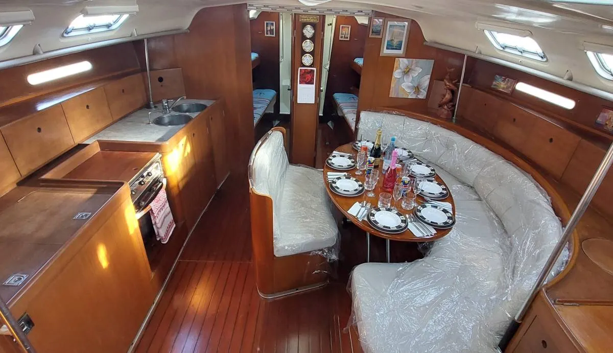 Edisa, a Beneteau First 45 F5 sailboat at Rhodes, Greece