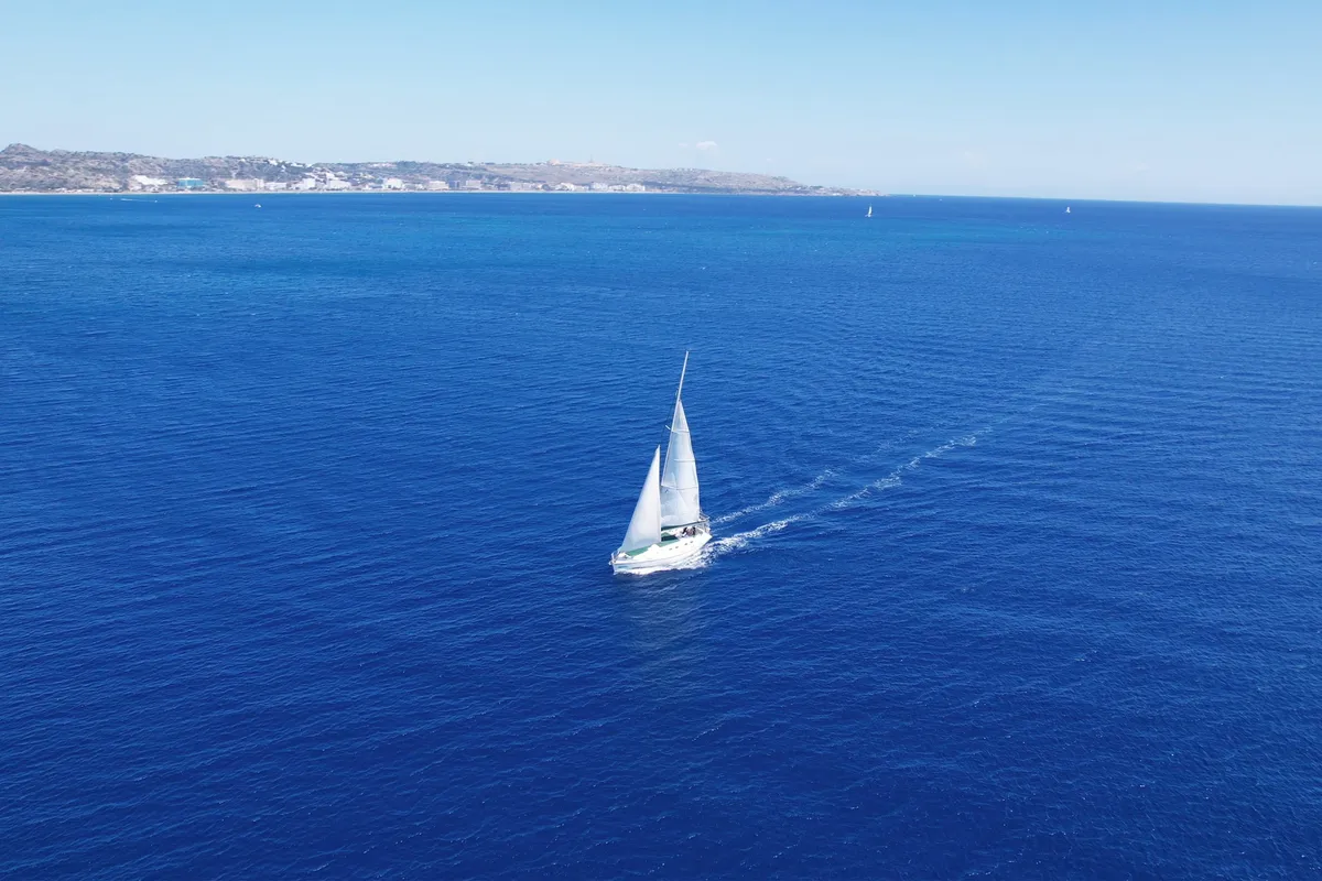 Edisa, a Beneteau First 45 F5 sailboat at Rhodes, Greece