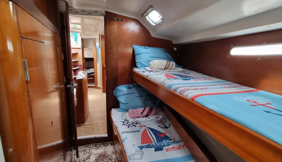 Edisa, a Beneteau First 45 F5 sailboat at Rhodes, Greece