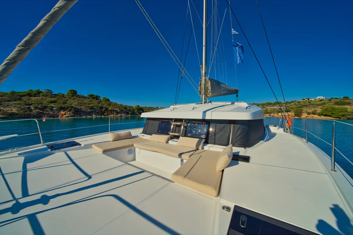 ZOIE, a Bali Catsmart catamaran at Kontokali, Greece