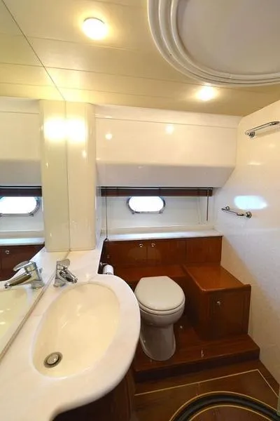 Mary, a Ferretti Yachts 68 motor yacht at Rhodes, Greece