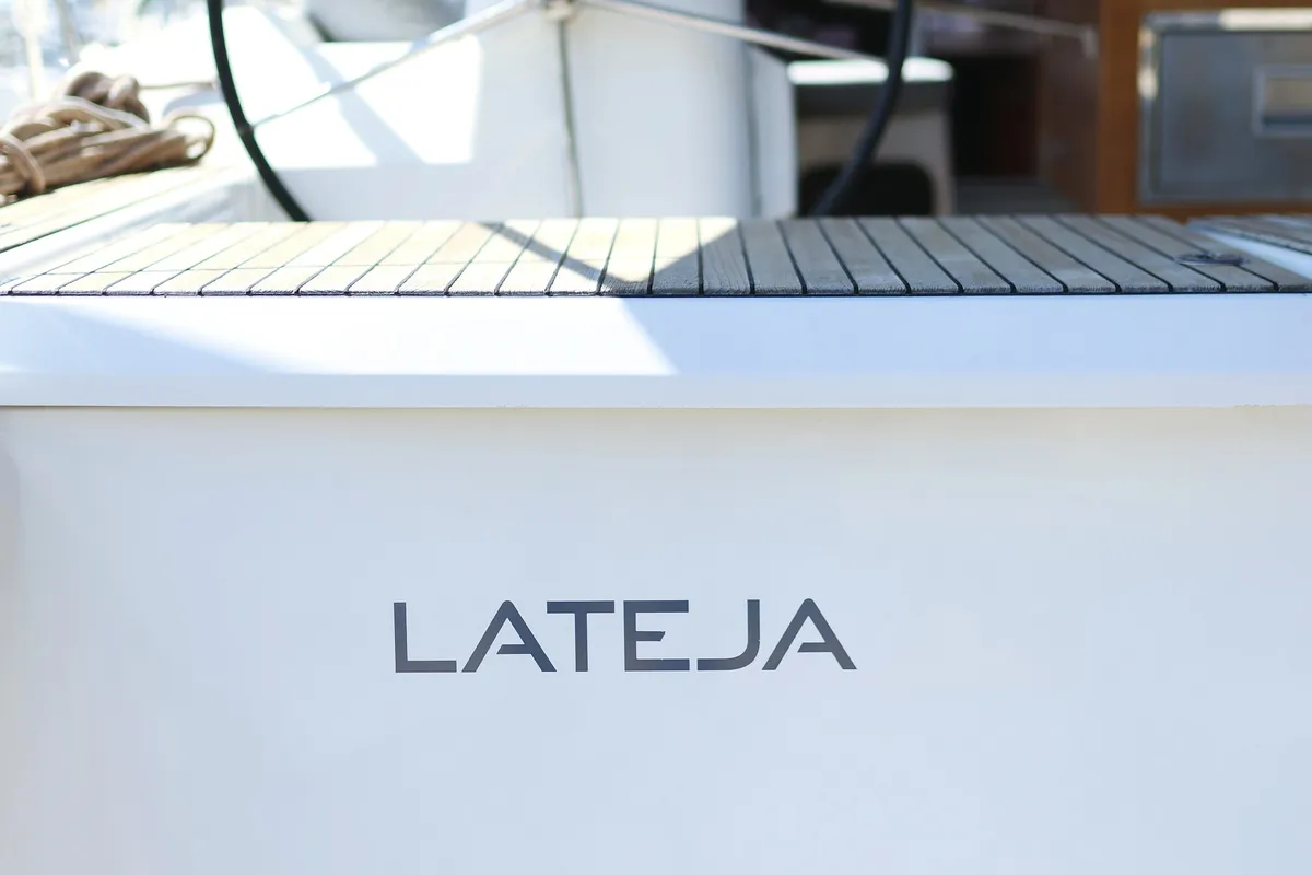 Lateja, a Dufour 520 GL sailboat at Grad Trogir, Croatia