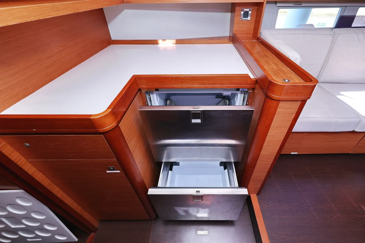 Galley of Lateja, a Dufour 520 GL sailboat at Grad Trogir, Croatia
