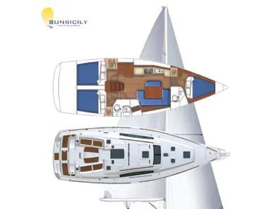 Senza Parole II, a Beneteau Oceanis 40 sailboat at Tonnarella, Italy