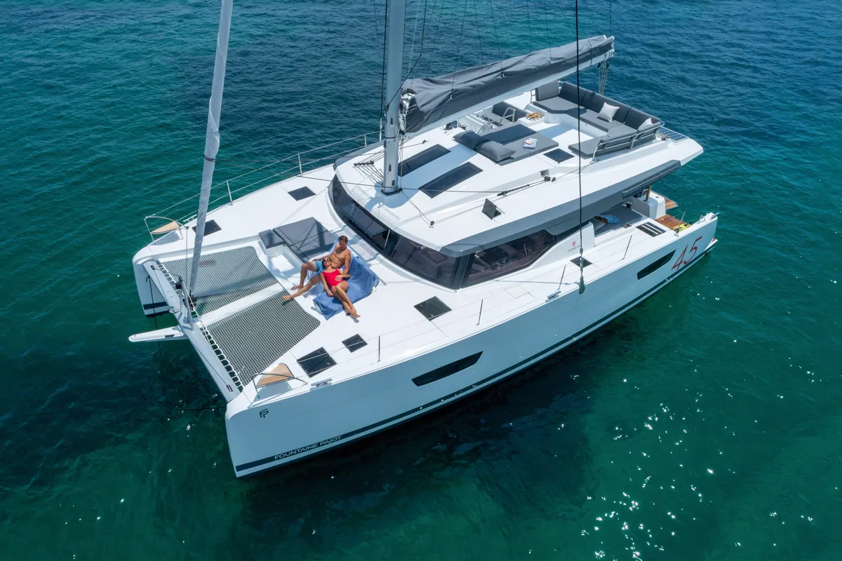 Be Hang Loose, a Fountaine Pajot Elba 45 catamaran at Panama, Bocas del Toro, IGY Red Frog Beach Island Marina