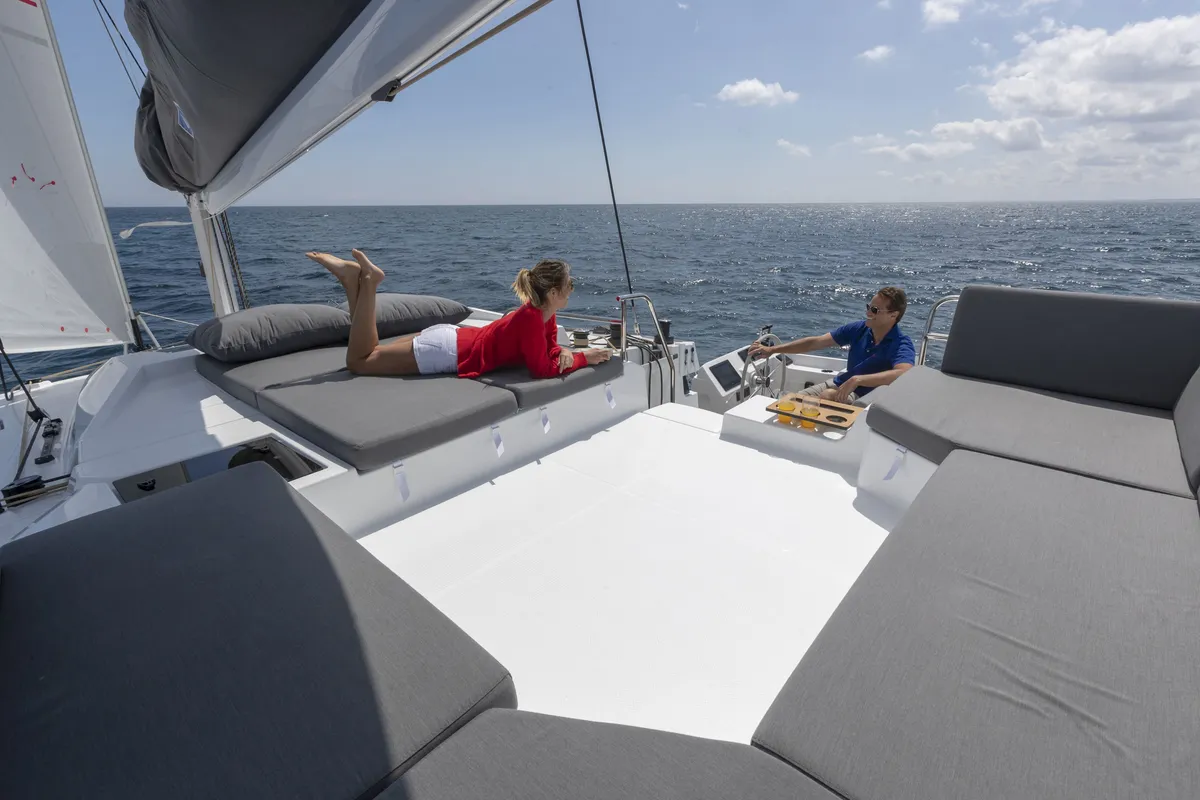 Be Hang Loose, a Fountaine Pajot Elba 45 catamaran at Panama, Bocas del Toro, IGY Red Frog Beach Island Marina