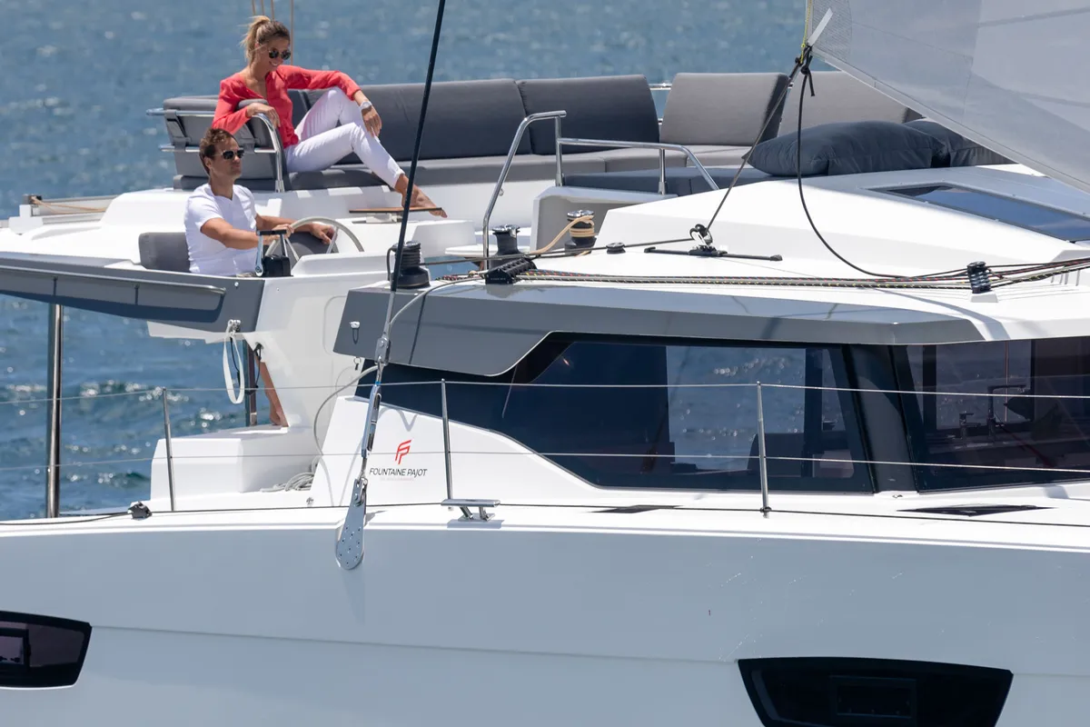 Be Hang Loose, a Fountaine Pajot Elba 45 catamaran at Panama, Bocas del Toro, IGY Red Frog Beach Island Marina
