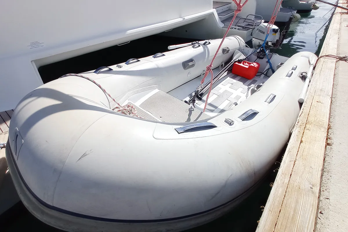 Vi La Ut, a Lagoon 50 catamaran at Seget Donji, Croatia