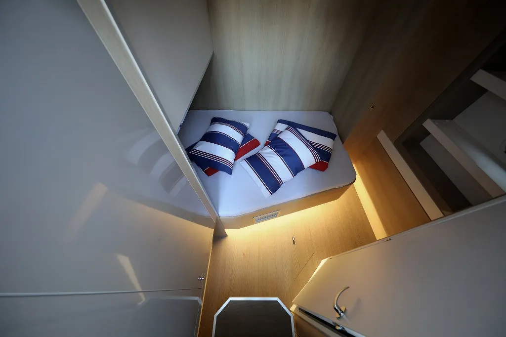 Cabin on Lalounge, a Bali 5.4 catamaran at Općina Rogoznica, Croatia