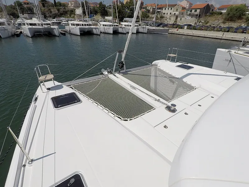 Abba, a Lagoon 42 catamaran at Grad Šibenik, Croatia