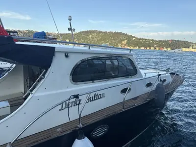 Exterior view of Classic, a Gulet Motoryacht motorboat at Kadıköy, Turkey