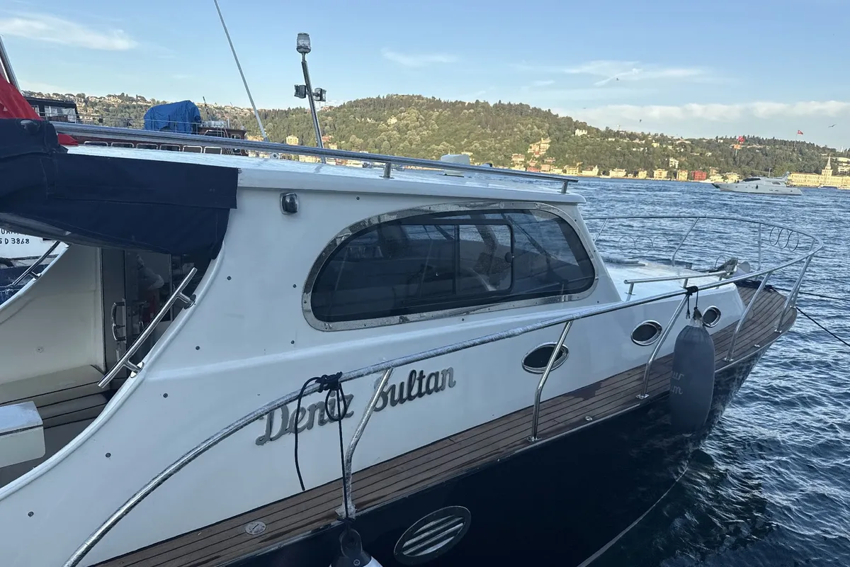 Exterior view of Classic, a Gulet Motoryacht motorboat at Kadıköy, Turkey