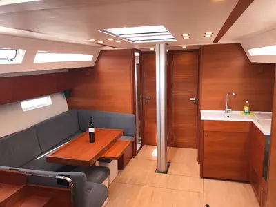 Salon of Lia of Sweden, a More 55 sailboat at Grad Kaštela, Croatia