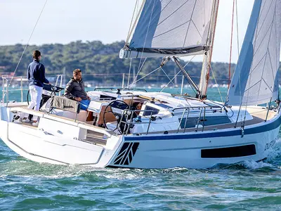Spicy Rum, a Dufour 37 sailboat at Ribishi, Saint Vincent and the Grenadines